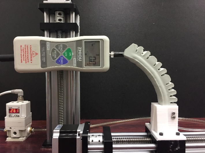 Rotational stiffness measurement setup