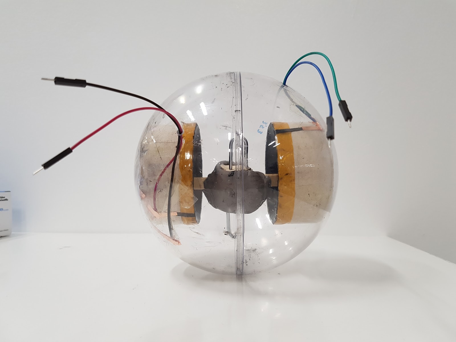 Image of prototype at rest (front view)