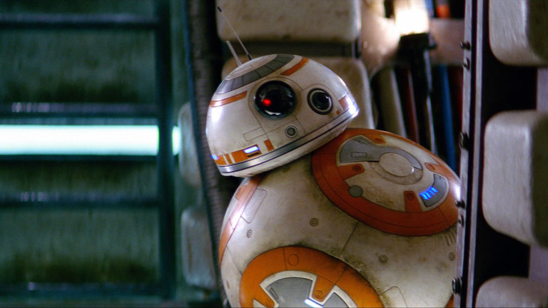 BB-8 droid from “Star Wars: The Force Awakens” 