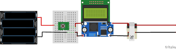 Pictorial of electrical setup