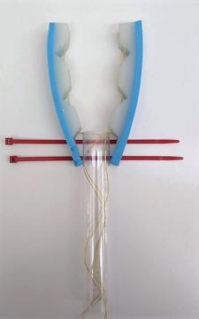 Align Zipties fingers and tube