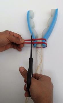 Cut the zipties