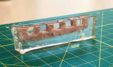 Insert in PDMS mold