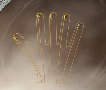LEDs on conductive material