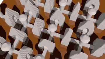 Rendering of 3D print for fiber layer installation