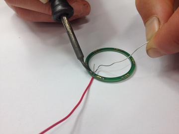 Solder power cable