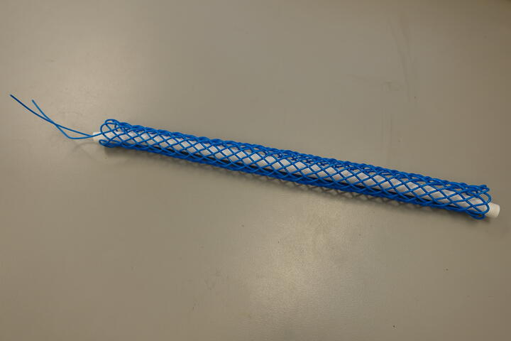 Silicone tube within Smart Braid