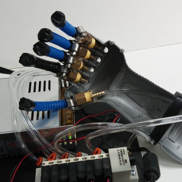 Completed robot hand