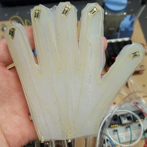 final 3D printed conductive material