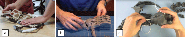 Running Tendons by Hand