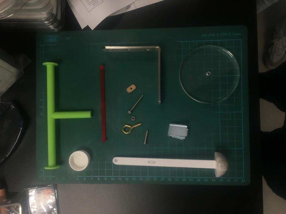 Final list of materials and parts